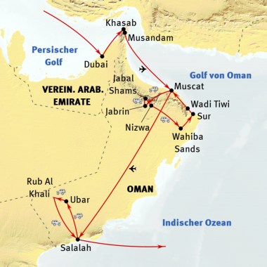 Grosse Rundreise Oman 2023