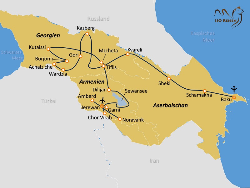 18 Tage Kaukasus intensiv 2024