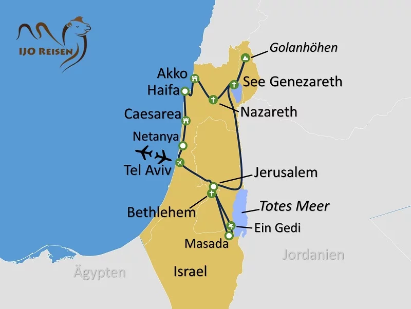 Ihr Rundreiseverlauf