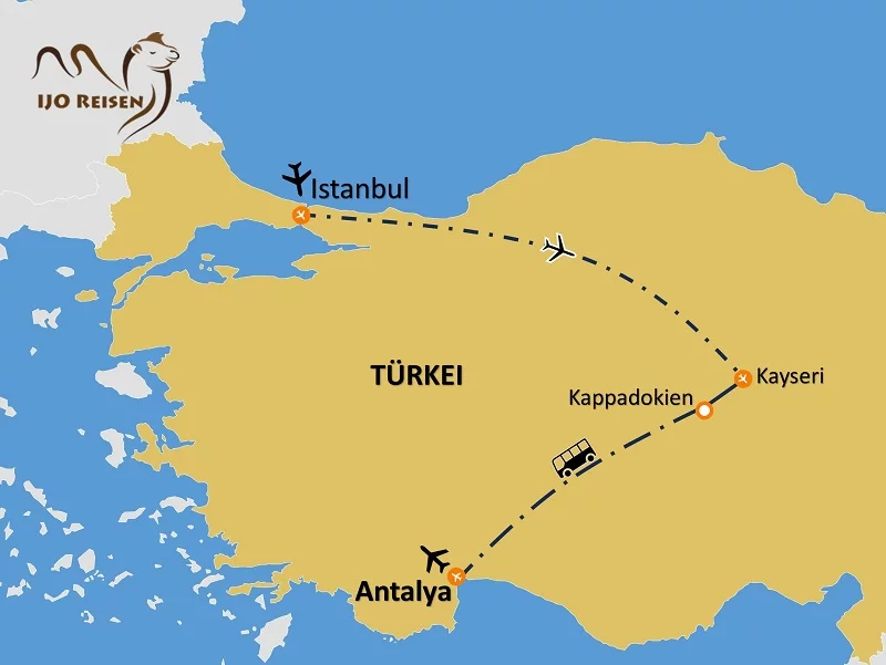 Istanbul, Kappadokien & Meer 2026