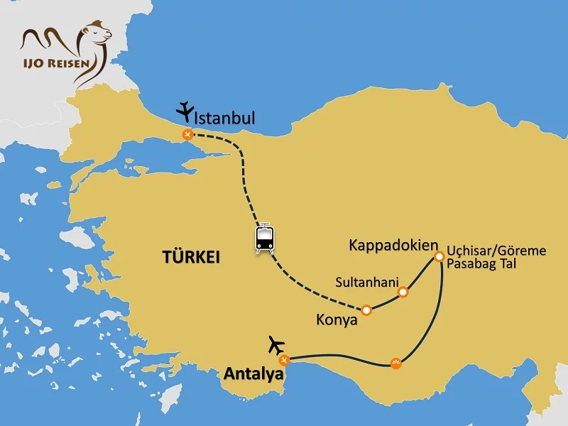 Istanbul, Kappadokien und Meer