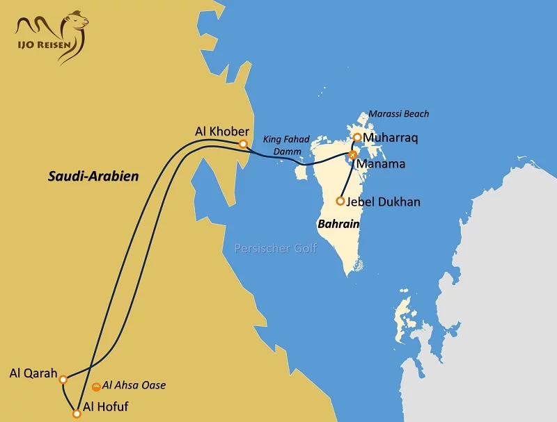Saudi Arabien und Bahrain